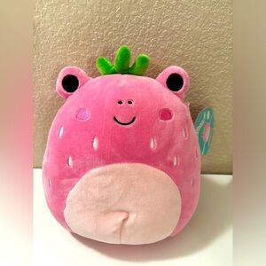 NWT Squishmallows Arabella Strawberry Frog 10”